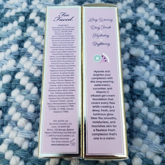 TOO FACED Tutti Frutti Dew You Foundation NIB! - Picture 10 of 13
